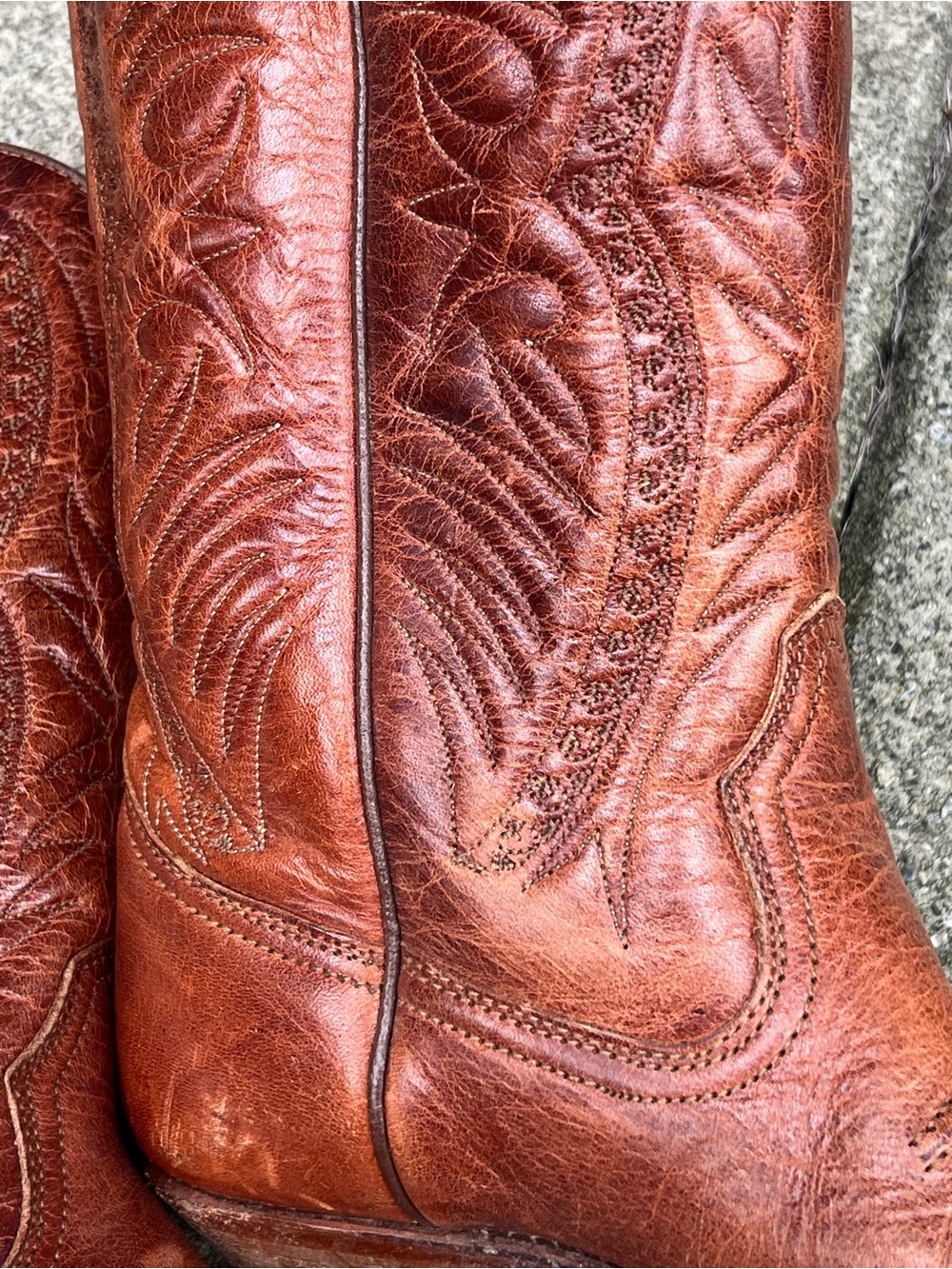 Leather Cowgirl Boots - Picture 6 of 6